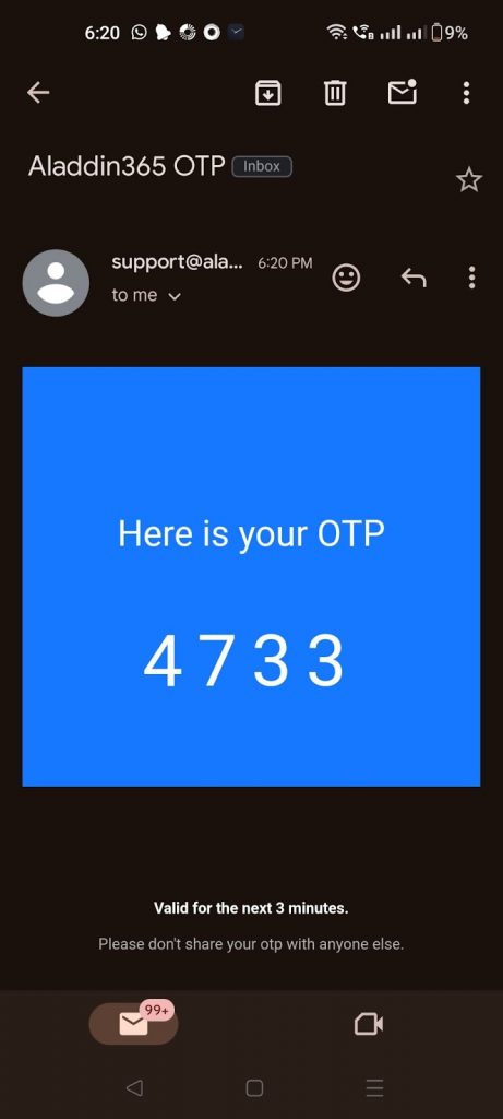 otp screen