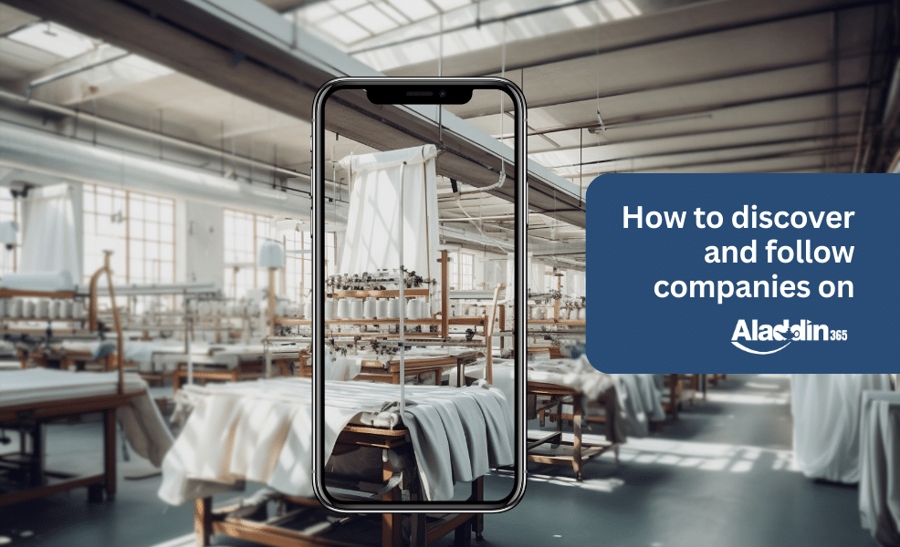 How to discover and follow companies on Aladdin365
