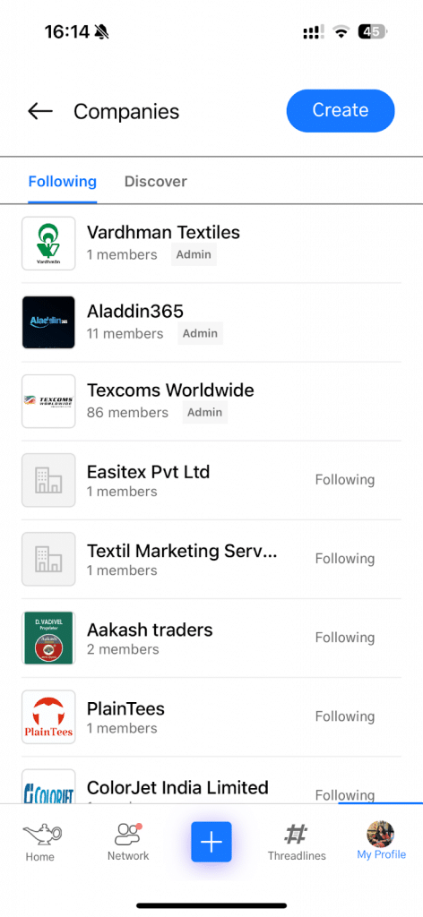 My Profile Page