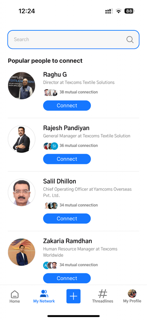 Popular People to Connect