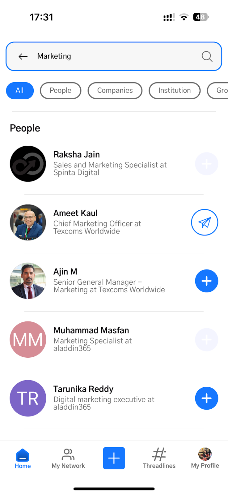 Find all the top Experts