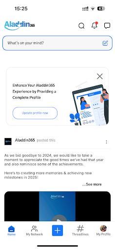 Notification Tab on the Bottom